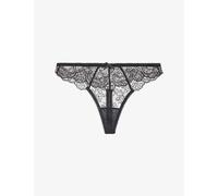 Aubade Womens Aubade Danse Des Sens Low-Rise Floral-Lace Thong Black XS