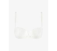 Aubade Womens Aubade Kiss Of Love Half-Cup Lace Woven Bra Opale 38D