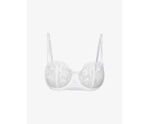 Aubade Womens Aubade Lovessence Floral-Embroidered Lace Underwired Bra Blanc 36F