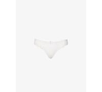 Aubade Womens Aubade Lovessence Floral-Embroidered Stretch-Woven Thong Blanc XL
