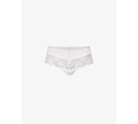 Aubade Womens Aubade Lovessence Mid-Rise Stretch-Woven Briefs Blanc XL