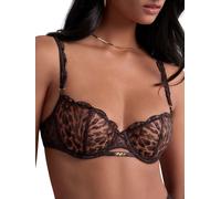 Aubade Womens Crazy In Love Half Cup Bra - Brown Polyamide - Size 36D
