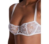 Aubade Womens Kiss Of Love Half Cup Bra - White Polyamide - Size 34C