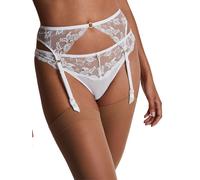 Aubade Womens Kiss Of Love Suspender - White polyamide - Size Large