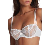Aubade Womens Lovessence Half Cup Bra - White Polyamide - Size 36G