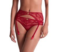 Aubade Women's Mystery Of Love Suspender Belt in Red | Size: 8 Aubade Red 8