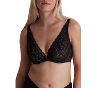 Aubade Womens Rosessence Care Triangle Plunge Bra - Black Polyamide - Size 36F
