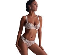 Aubade Women's Season of Love Half Cup Bra Balconette, Sheer, White (Caresse), 36B