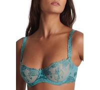 Aubade Women's Softessence Half Cup Bra Balconette, Opaque, Green (Aloe), 30D