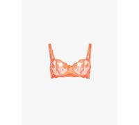 Aubade Womens Sunrise Softessence Floral-embroidered Lace Half-cup Bra 30dd