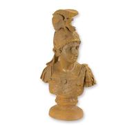 aubaho A Rusty Cast Iron Bust of a Legionnaire Replica Retro Design Decoration