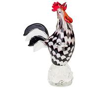 aubaho Glassfigure glass rooster figure italian murano antique style - 40cm