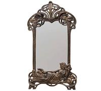 aubaho Wall mirror vanity cosmetic art nouveau iron antique style 50cm