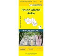 Aube Haute-Marne - Michelin Local Map 313: Map