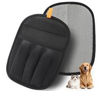 AUBELL Pet Hair Removal Glove for Dogs & Cats, 2025 Upgrade Reusable Efficient Five-Finger Electrostatic Pet Hair Remover Magic Brush for Clothes,Couch, Carpet, Car Seat（1Pcs,Black）