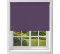 Aubergine Plain Dim Out Fabric Roller Blind Made To Measure Maximum of 60cm Width All Fitting Included Easy FIt Child Safe