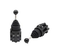 AUBEST Industrial Joystick, 1pc Joystick Switch,Momentary Joystick Switch, CS-402 4NO 4-position Return Switch For Industrial Control AC 50Hz(Self-locking)