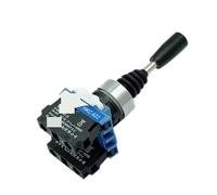 AUBEST Industrial Joystick, 1PCS HKC 22mm Joystick Switch, Momentary Monolever Cross Rocker Master Switch 2/4-Way Self-reset Self-lock 2NO 4NO(4 way Self reset)