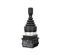 AUBEST Industrial Joystick, 22mm 30mm Toggle Switches, Joystick Industrial Rocker, Cross Switches 2 Position 4 Way Self Latching Reset Momentary P-X201 2011(30mm 2Way Latching)