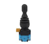 AUBEST Industrial Joystick, 22mm Cross Switch, 2 4 Way Position Reset Momentary Self Locking Latching Master Monolever Joystick Switch 2 4NO L-FW12(4way Momentary)