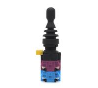 AUBEST Industrial Joystick, 22mm Joystick Switch Momentary, 2/4 Position 2/4NO Latching Reset Wobble Stick Monolever Cross Switch L-FW12/22 L-FW14/24(HKL-FW14)
