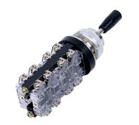 AUBEST Industrial Joystick, 30mm Industrial Joystick Switch, 4position 4NO/8NO Latching Hold Wobble Stick Monolever Switch A1-42 A1-41 Self-locking(A1-41)