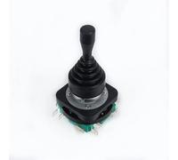 AUBEST Industrial Joystick, 30mm Joystick Controller, Spring Return Joystick Switch, Momentary/Self Locking 4Position Spring Switch F4-11A-2L/SF4-11-4L 2L(Nero)