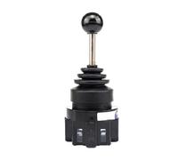 AUBEST Industrial Joystick, 30mm Master Monolever Joystick Switches, 2 Way Self Locking Latching Reset Momentary Toggle Cross Rocker Switches B-201(2Way Latching 2NO)