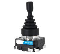 AUBEST Industrial Joystick, 30mm Open Hole Cross Rocker Switch 2Way 4Way Position Self Latching Reset Momentary Master Monolever Toggle Switches 2NO 4NO HND(2way Momentary)