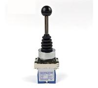 AUBEST Industrial Joystick, CPA22CR/12CR CPA24CR CPA14CR 22mm Joystick Switch, Momentary 2/4 Position 2NO/4NO Self Lock Spring Return Rocker Switch(CPA22CR)