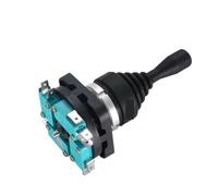 AUBEST Industrial Joystick, F4-11-4L 4 Positions Joystick Switch Monolever Rocker Cross Master Switch 4-way Self-reset 4NO 4NC Hole Size 30mm