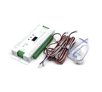 AUBEST Led Stairway Controller, ES32 Stair Controller PIR Sensor 32CH Single Color 2CH RGB Pixel SPI LED Strip Dimmer Stairway Light Controller 5V-24V