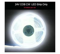AUBEST Led Stairway Controller, ES32-V 6 Run Modes 32CH Output Infrared Control SKYDANCE PIR Sensor Stair Light Controller KIT For Single Color COB LED Strip(5M CW COB Strip Only)