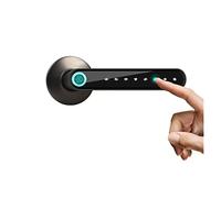 AUBEST Smart Door Lock, WF-016 Fingerprint Electronic Door Lock Smart Bluetooth Password Handle APP Unlock Keyless Entry Support(Nero)