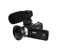 AUBEST Video Camera Camcorder 4K UHD Digital Video Camera For Vlog 18X Camcorder Live Streaming Camera Rotate LCD Touch Screen 48MP Recorder(64G SD Card,NA-U800-LO)