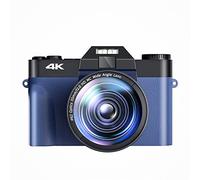 AUBEST Video Camera Camcorder Digital Photo Camera Vlog Camcorder For Webcam Wide Angle 16X Digital Zoom 48MP Photography 3 Inch Flip Screen(With 32GB TF card,With 2 Lens-02)