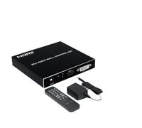 AUBEST Video Switcher, 1080P Splicer 2X2 One In Four Out Video Wall Splicing Screen Controller Four Screen Display Splicer Switch Distributor