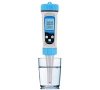 AUBEST Water Quality Tester, 5 In 1 Bluetooth Water Quality Tester TDS/PH/Salinity/Temp/EC Meter For Hydroponics Aquariums Pools Detector