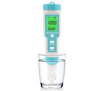 AUBEST Water Quality Tester, 7 In 1 Salinity Meter PH TDS EC ORP S.G TEMP Water Quality Tester IP67 Swimming Pool Monitor Aquarium Analysis Instrument