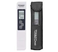 AUBEST Water Quality Tester, Tds&ec Pen Three-in-one Detection Conductivity Ec Meter Liquid Water Quality(White with Backlight)