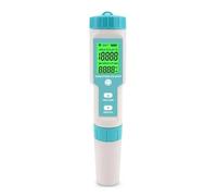 AUBEST Water Quality Tester, TDS EC PH Salinity Meter ORP H2 S.G TEMP Water Quality Monitor Solution Fertilizer Resistivity Tester For Pools,Aquariums