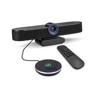 AUBEST Webcam, 4K Ultra-Wide Angle Conference Webcam 8MP 5x Digital Zoom With Auto Framing USB PC Webcam Living Streaming(B)