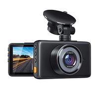 AUBEST Webcam, Dash Cam 1080P FHD DVR Car Driving Recorder 3 Inch LCD Screen 170° Wide Angle, G-Sensor, WDR, Parking Monitor, Loop Recor(With Step-down line)