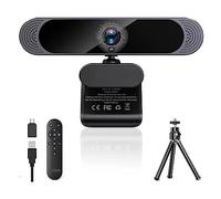 AUBEST Webcam, Webcam 4K HD Auto Focus Web Camera Remote Control Webcamera For PC Streaming/Video Call/Teams For Conferencing, Live Streaming, Recording