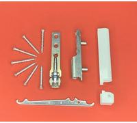 Aubi Siegenia Corner Bearing A300 Corner Bearing Angle EW001 and EB005 Corner Bearing Bracket Including Cover Caps and Mounting Material (with Adjustment Key)