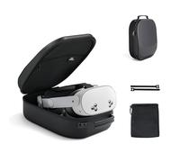 Aubika Hard Carrying Case for Meta Quest 3S/Oculus Quest 3&2&Pro/Pico 4/Vision Pro, Compatible with Elite/Battery Headset Strap Accessories, Suitable for Travel and Home Storage (Black)