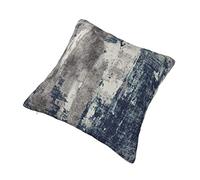AUBKFELD Abstract Blue Printed Cushion Covers 30x30 Cm Set Of 1 Pcs - Square Plush Pillow Cases Pillowcases For Sofa Bed Couch Home Office Car Decor