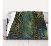 AUBKFELD Animal Pattern Printed Flannel Blanket 150x125 CM, Soft & Warm Throw Blanket for Sofa/Couch/Bed/Car, Gifts for Audlts Women Men