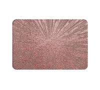 AUBKFELD Rose Gold Pink Printed Door Mat 60x40 Cm - Flannel Non-Slip Floor Mat Rug For Home Entrances And Pet-Friendly Spaces