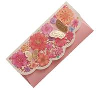 Aublinto Red Envelopes Floral Cutouts Red Packets hongbao- Lucky Money for Lunar New Year Birthdays Weddings Graduations Baby Showers 18cm x 8.7cm Type 3